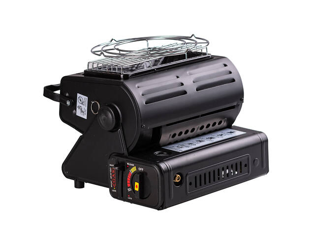 Газовий обігрівач 1300 Вт портативний туристичний 30×28 см економічний конвектор - Фото 1
