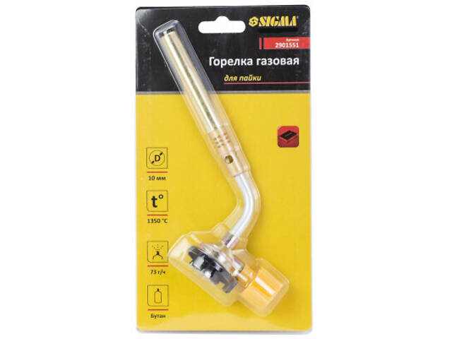 Газовий паяльник Sigma 10мм (2901551) - Фото 5