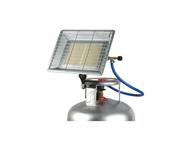 Газовий інфрачервоний обігрівач (пальник) на газовий балон Nurgaz 3000 Вт на кронштейні (NG-310) - Фото 2