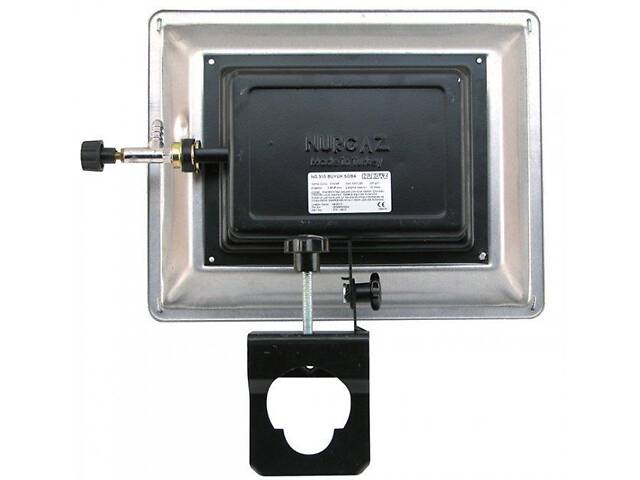 Газовий інфрачервоний обігрівач (пальник) на газовий балон Nurgaz 3000 Вт на кронштейні (NG-310) - Фото 4