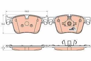 GDB2035 TRW - Гальмівні колодки до дисків