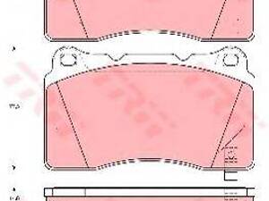 GDB3349 TRW - Гальмівні колодки до дисків TRW GDB3349 на SAAB 9-5 (YS3G)