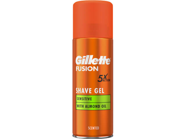 Гель для гоління Gillette Fusion Для чутливої шкіри 75 мл (7702018464876) - Фото 2