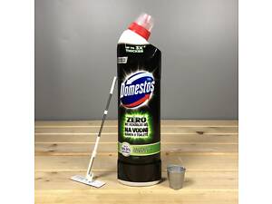 Гель для чистки унитаза Domestos Zero WC Gel Лайм - 750 мл.