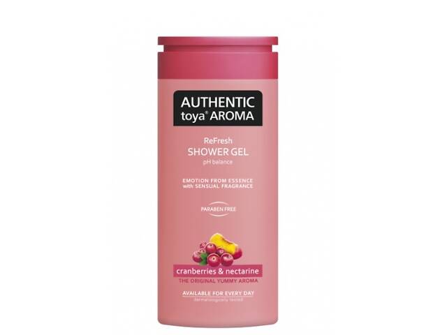Гель для душа Authetnic Cranberris and Nectarine 8595025831224 400 мл