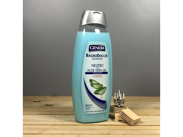 Гель для душу та ванни Genera з Білимі Мускусом - 1 л. - Фото 1