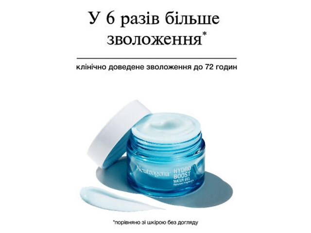 Гель для обличчя Neutrogena Hydro Boost Зволожуючий Для нормальної та комбінованої шкіри 50 мл (3574661533827) - Фото 6
