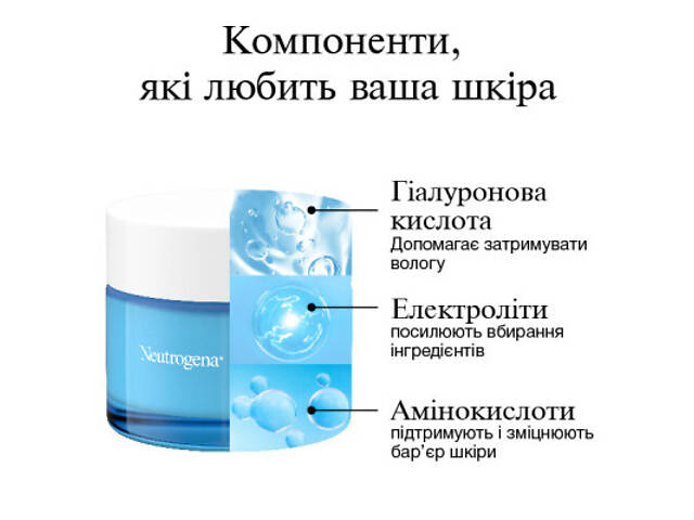 Гель для обличчя Neutrogena Hydro Boost Зволожуючий Для нормальної та комбінованої шкіри 50 мл (3574661533827) - Фото 7