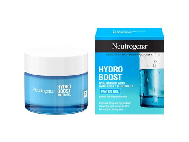 Гель для обличчя Neutrogena Hydro Boost Зволожуючий Для нормальної та комбінованої шкіри 50 мл (3574661533827) - Фото 8