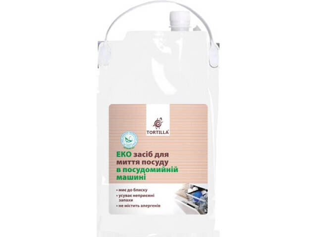 Гель для миття посуду в посудомийній машині Tortilla Еко 4.7 л (4820178062572) - Фото 2