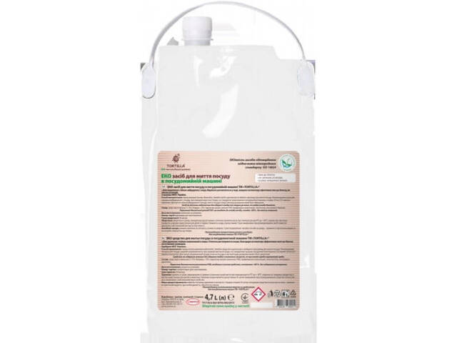 Гель для миття посуду в посудомийній машині Tortilla Еко 4.7 л (4820178062572) - Фото 3