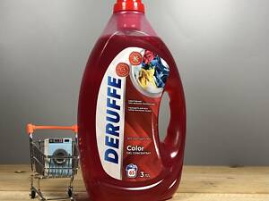 Гель для прання Deruffe Color - 3 л. 65 прань. Прозора.