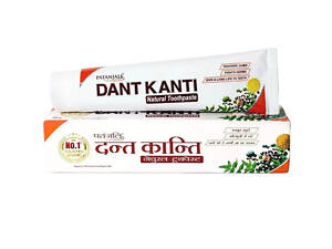 Гель для зубов Дент Канти Patanjali Dant Kanti Natural 100g (Аюрведическая зубная паста)