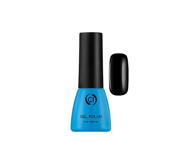 Гель-лак для ногтей Colour Intense Gel Polish 5 мл, № 003 Матовый черный