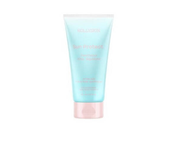 Гель после загара для лица и тела Hollyskin Sun Protect. с алое вера и д-пантенолом 150 мл