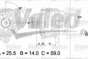 Генератор для моделей: AUDI (A4, A4,A4,A3,A3,A4,A4,TT,TT,A3,A1,A1), OPEL (ASTRA), SEAT (ALHAMBRA,ALTEA,TOLEDO,LEON,ALT