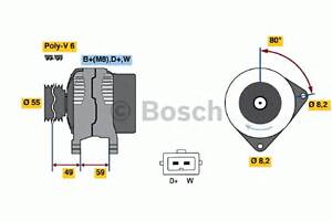 Генератор для моделей: SEAT (CORDOBA, TOLEDO,IBIZA,INCA,ALHAMBRA,AROSA,CORDOBA,CORDOBA), VOLKSWAGEN (PASSAT,PASSAT,POL