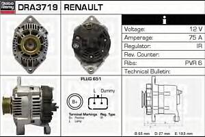 Генератор для моделей: ARO (10), OPEL (ARENA,ARENA), RENAULT (MEGANE,MEGANE,MEGANE,MEGANE,ESPACE,MEGANE,KANGOO,TRAFIC,