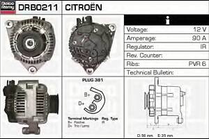 Генератор для моделей: CITROËN (XANTIA, ZX,EVASION,XANTIA,JUMPY,BERLINGO,BERLINGO,XSARA,XSARA,XM,XANTIA,XANTIA,XSARA,ZX