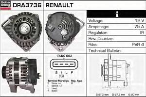 Генератор для моделей: RENAULT (CLIO, TWINGO,KANGOO,CLIO,KANGOO,CLIO)