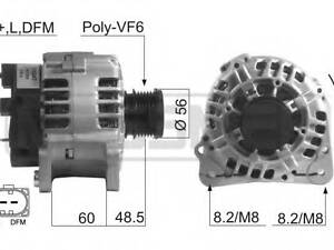 Генератор AUDI,FORD,SEAT,SKODA,VW ERA 210247A на VW PASSAT (3A2, 35I)