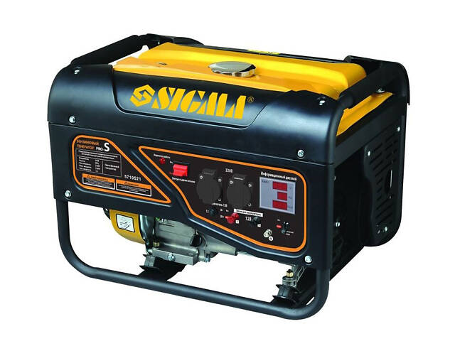 Генератор бензиновий 2.5/2.8 кВт 4-х тактний, ручний запуск Pro-S SIGMA (5710521) - Фото 1