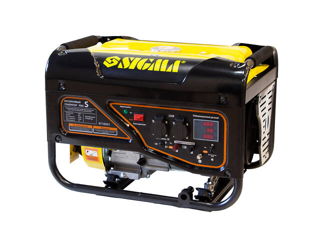 Бензиновий генератор 2.5/2.8кВт 4-х тактний ручний запуск Pro-S SIGMA (5710521) - Фото 3