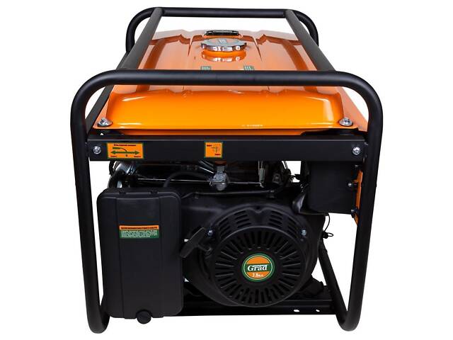 Генератор бензиновий (бензогенератор) GRAD 5.0/5.5 кВт ручний запуск, однофозаний, електрогенератор (5710955) - Фото 6
