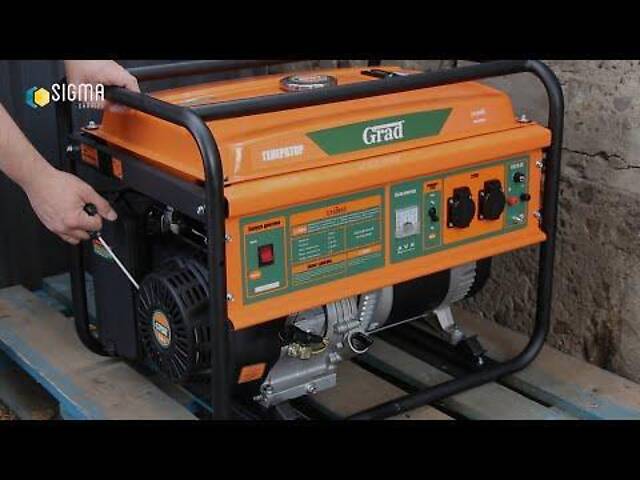 Генератор бензиновий (бензогенератор) GRAD 5.0/5.5 кВт ручний запуск, однофозаний, електрогенератор (5710955) - Фото 9