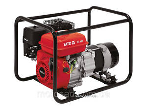 Генератор бензиновый 2.7 кВт YATO: U=230 В, бак- 3.6л (0.6л масла) с блок.перенав.AVR YT-85453