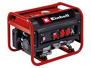 Бензиновый генератор Einhell TC-PG 25/1/E5, 230В, 2.1кВт (макс. 2.4кВт), ручной старт, 15л, 37кг (4152600)