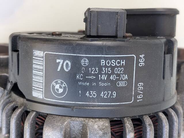 Генератор BMW 3 (E36 E46) 1.6 1.8 (1990-2001) 316 i 318 i Bosch 0123315022 - Фото 5