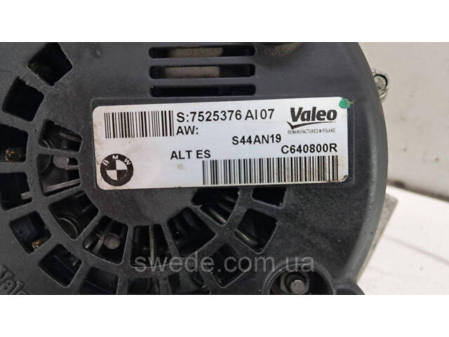 Генератор BMW 530I X5 E70 X3 3.0i 2005 7525376 - Фото 9
