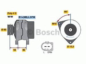 Генератор BOSCH 0986042640 на SKODA FABIA (6Y2)