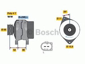 Генератор BOSCH 0986046060 на UAZ PATRIOT