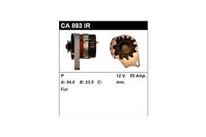 Генератор CA893IR FIAT Seicento 98-10