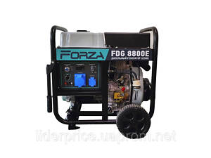 Генератор дизельний FORZA FDG8800E 6.0/6.5 кВт 220В з електрозапуском, оригінал!