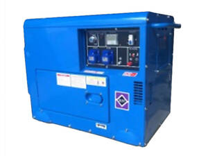 Генератор дизельный Kuyia TM5000S, однофазный, 110-240V, 50Hz, 4,5-5кВт, обьем 16л