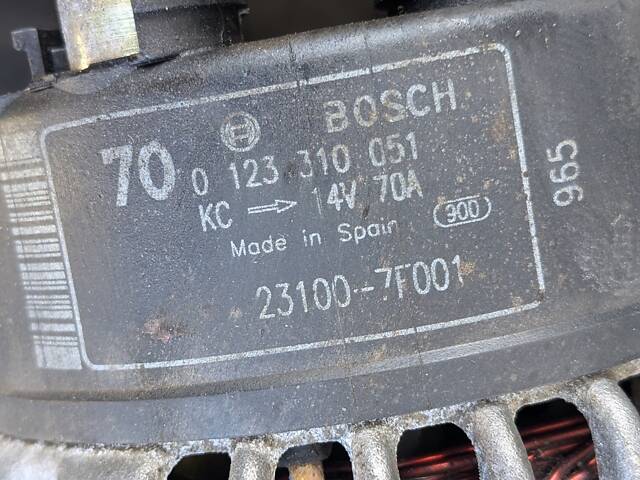 Генератор Ford Maveric 2.7TD (1996-1998) Bosch 0123310051 - Фото 5