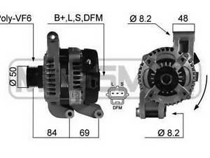 Генератор C-MAX, C30, Focus, Focus C-MAX, S40, V50