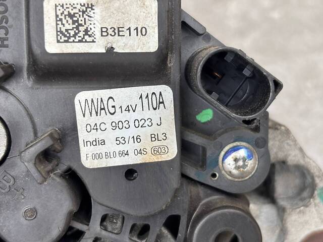 Генератор Skoda Fabia 1.0 2014-2021 - Фото 4