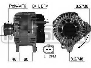 Генератор VW,SKODA,SEAT,AUDI ERA 210469A на VW PASSAT (362)