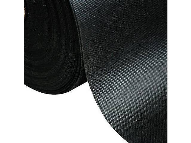 Геотекстиль черный (120 г/м²) Ширина 1,6 м. “AГРОС” Геотекстиль для сада - Фото 1