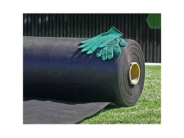 Геотекстиль нетканый Shadow 1,6х10 м плотность 130г/м2 черный - Фото 2