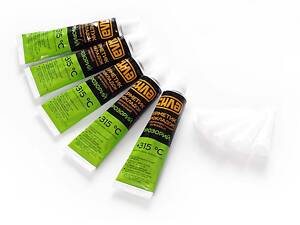 Герметик силиконовый высокотемпературный Сила 25г прозрачный (951439) (5 шт.)