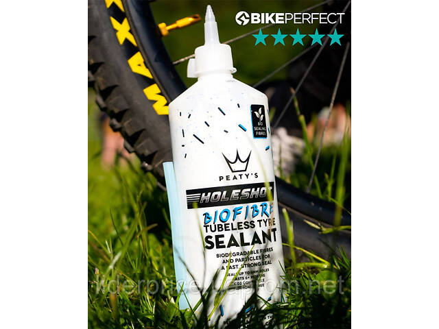 Герметик бескамерный Peaty's Holeshot BioFibre Tubeless Tyre Sealant, 25L, Оригінал! - Фото 4