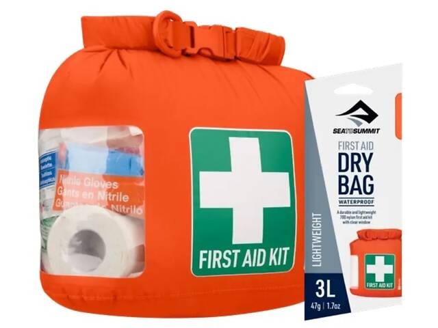 Гермочохол для аптечки Sea To Summit First Aid Lightweight Dry Bag 1,0 L (1033-STS ASG012121-010801) - Фото 4