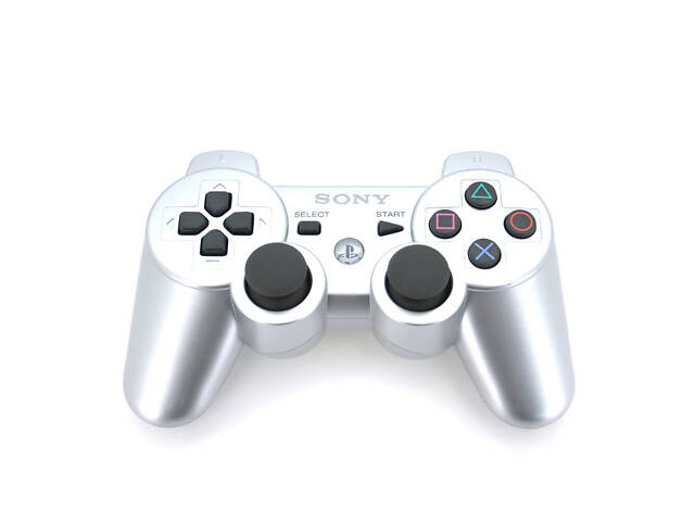 Геймпад бездротовийї для PS3 SONY Wireless DUALSHOCK 3 (Silver), 3.7V, 500mAh, Blister - Фото 7