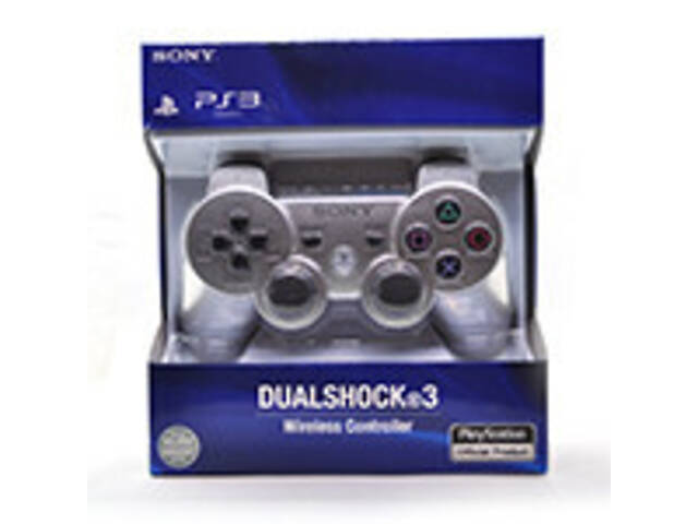 Геймпад бездротовийї для PS3 SONY Wireless DUALSHOCK 3 (Silver), 3.7V, 500mAh, Blister - Фото 8