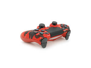 Геймпад Brazzers бездротовий для PS4 Wireless DUALSHOCK 4, роз'єм для навушників, LED light bar, Haki-Red,